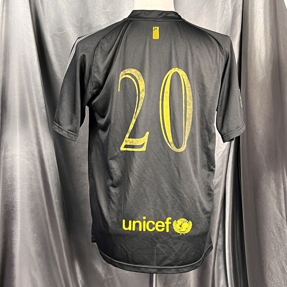 Rare Original Barcelona 2011 /2012 Away Football Shirt Men’s L Soccer Jersey #20 - Picture 4 of 14